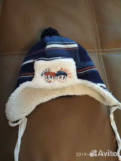Шапка зимняя, демисезонная, варежки