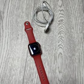 Часы apple watch 6 44 mm Red