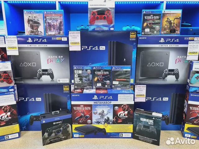 Sony PS4 Pro + 800 игр - обменяем на PS3 / Xbox