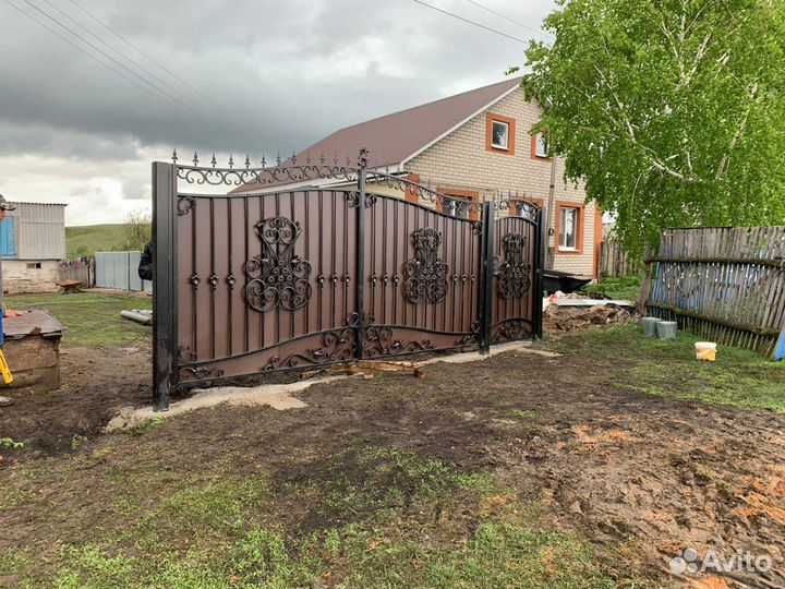 Ворота кованые