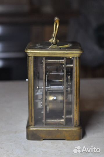 Старинные Каретные большие часы в работу