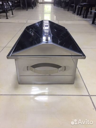 Коптильня с гидрозатвором 250/400/150