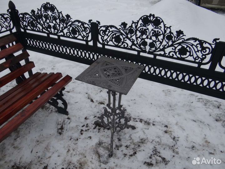 Художественное литье оградка