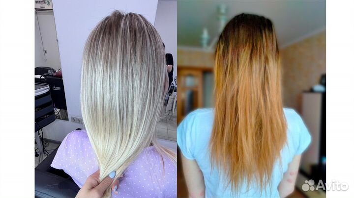 Сложное окрашивание волос