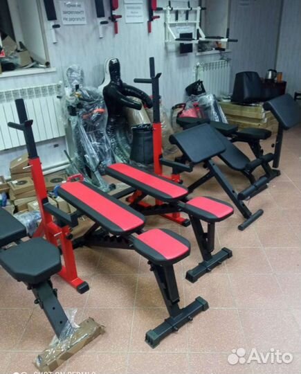 Штанга с блинами 60 кг + грифы гантели в подарок