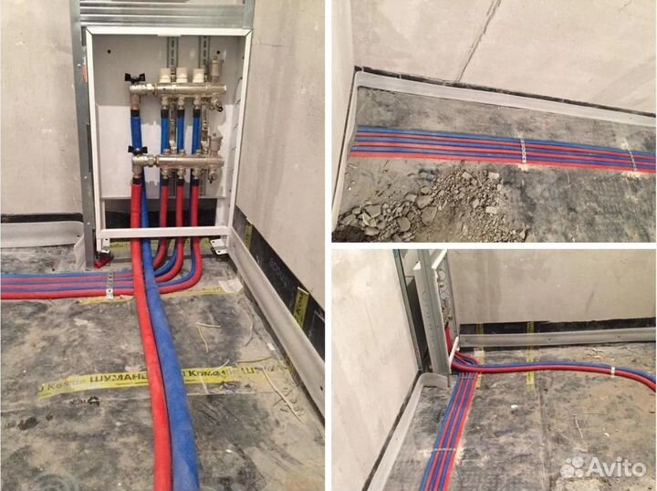 Водоснабжение, канализация, отопление, теплый пол