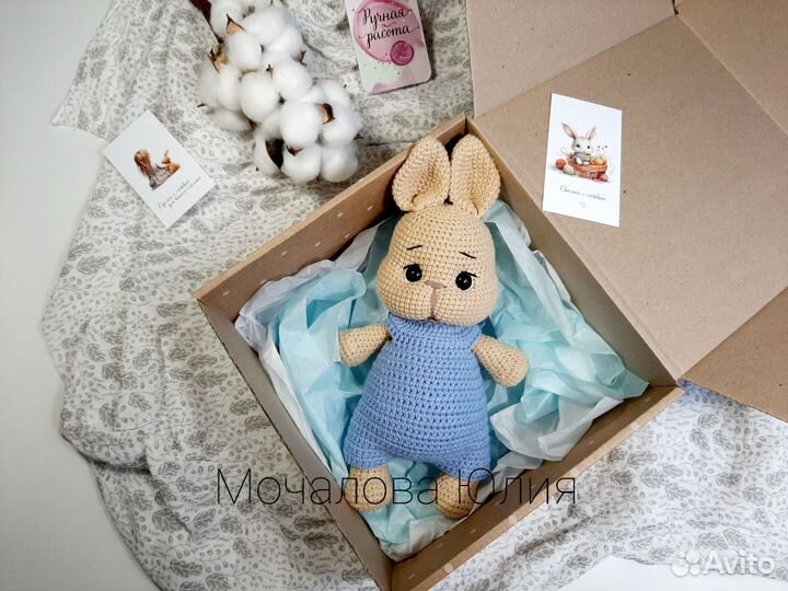 Вязаная игрушка ручной работы