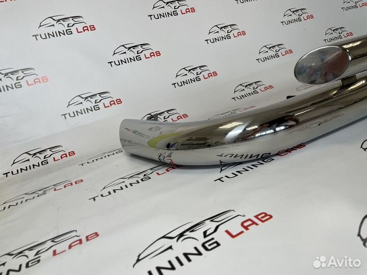 Prado 150 Уголки защитные заднего бампера