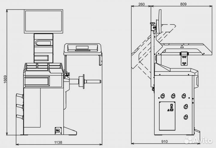 Cтанок балансировочный 28