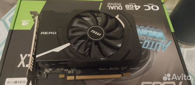 Видеокарта MSI AMD Radeon RX550. 4 Gb