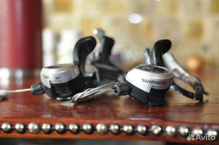 Переключатель,трещётки,Shimano 3ск.манетка,шифтер