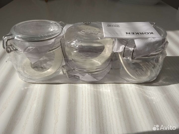 Банки для сыпучих IKEA korken