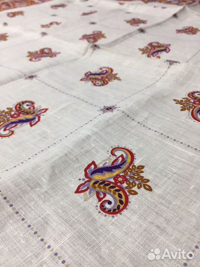 Покрывало/скатерть из льна от дизайнера