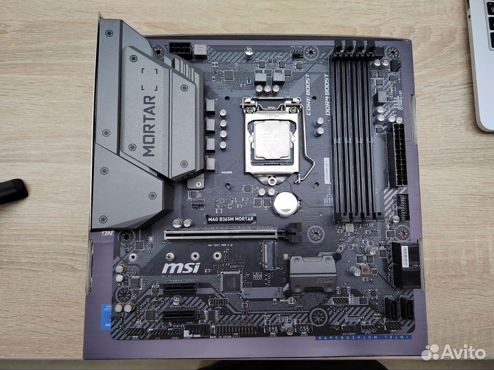 Материнская плата msi b365m +I3 9100f