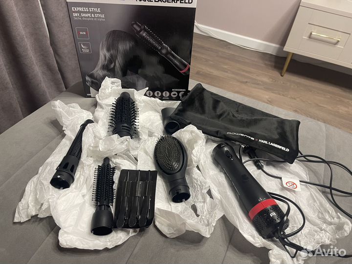 Фен-щетка Rowenta x Karl Lagerfeld Express 5в1