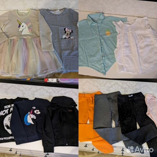 Одежда для девочки пакетом 116 122