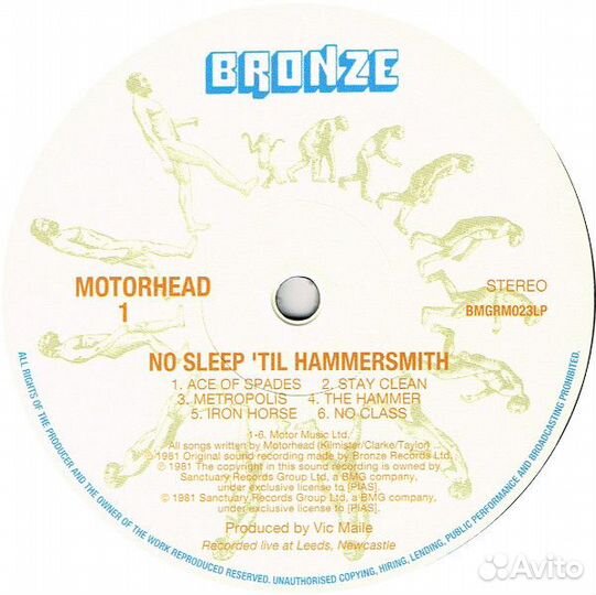 Виниловая пластинка Motorhead - No Sleep 'til Hamm