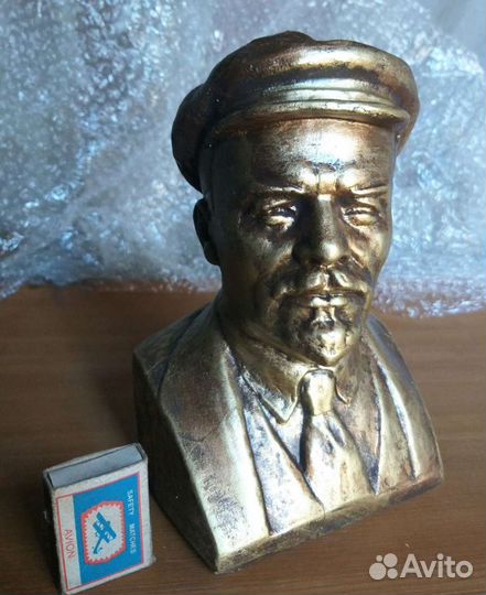 Бюст Ленин гипс