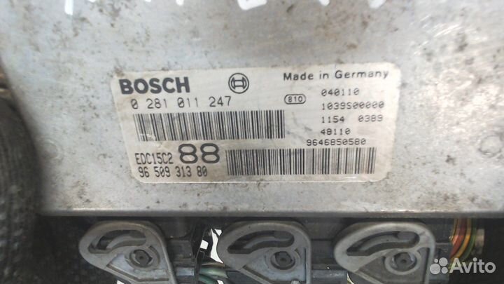 Блок управления двигателем Peugeot Expert, 2007