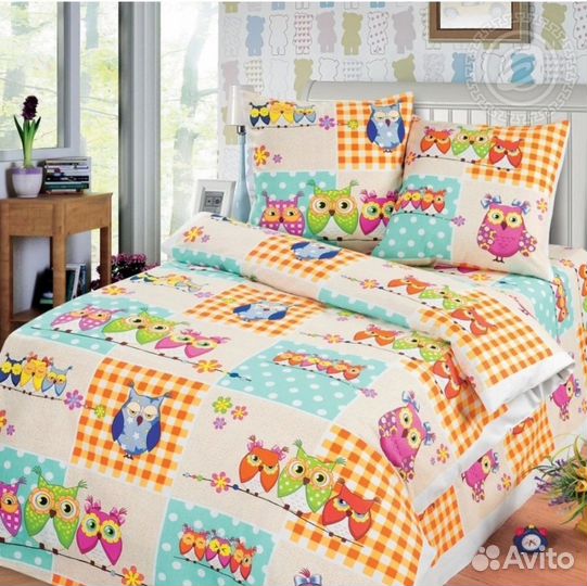 Детское постельное белье 1.5 новое
