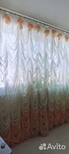 Французские шторы бу с градиентом