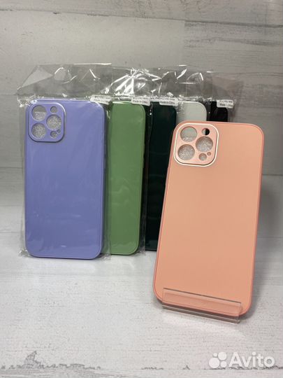 Чехлы бархотное стекло 12 pro max