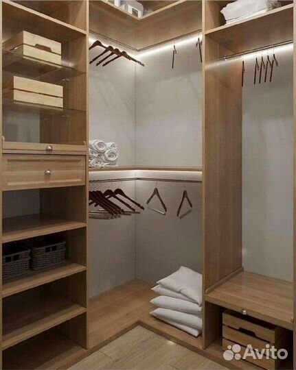 Гардеробная на заказ под ключ