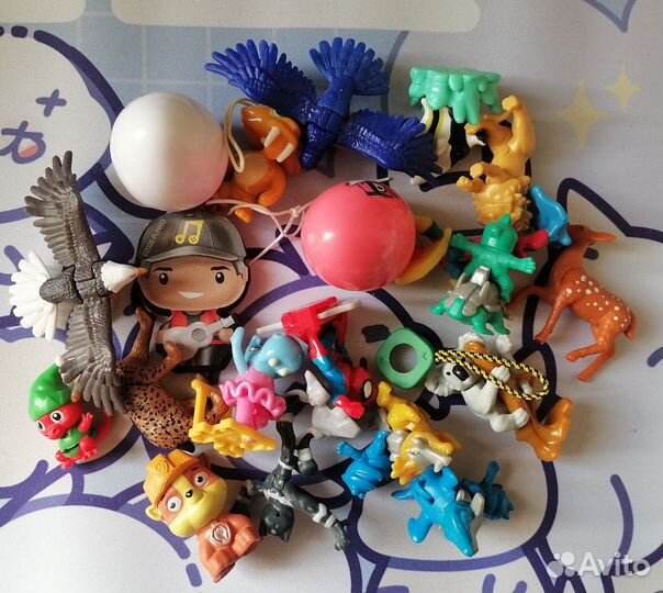 Мелкие игрушки киндеры пакетом