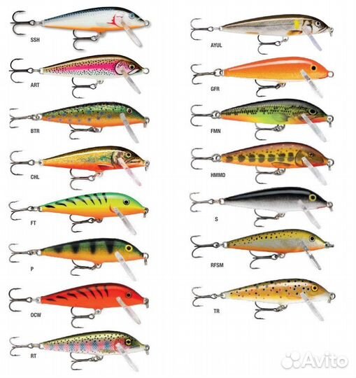 Воблер Rapala CountDown 09, 9см, 12г, цвет FT