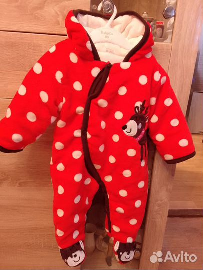Комбинезон детский новый 9-12 мес
