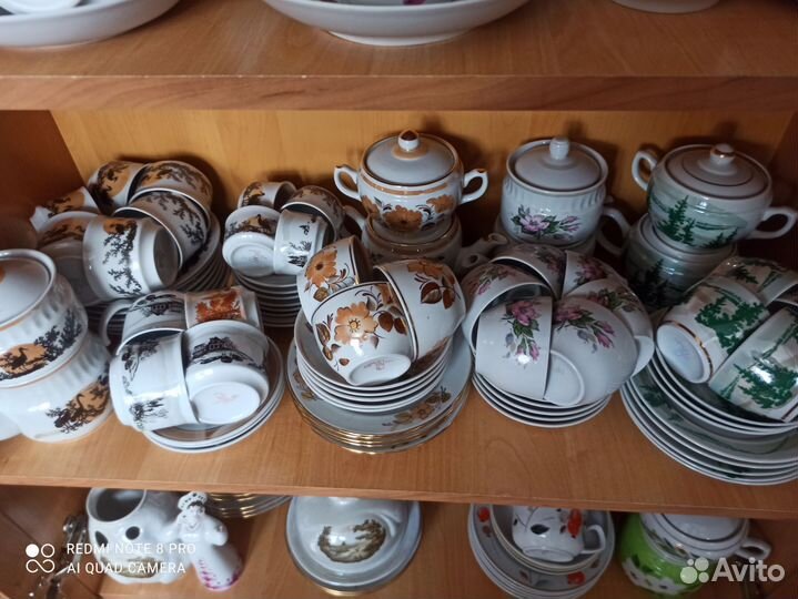 Сервизы и чайные тройки Богдановича