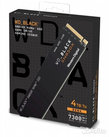 SSD 4Tb WD black SN850X
