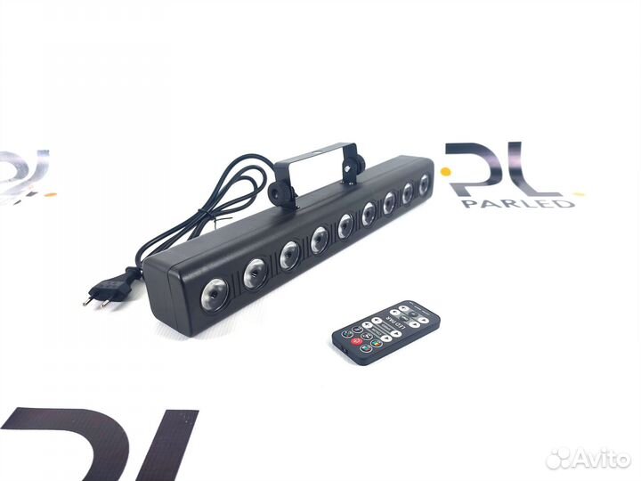 Led 9*12w rgbw линейный прожектор с пультом