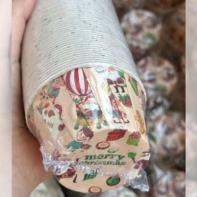Бумажные формы для выпечки Маффин новогодние