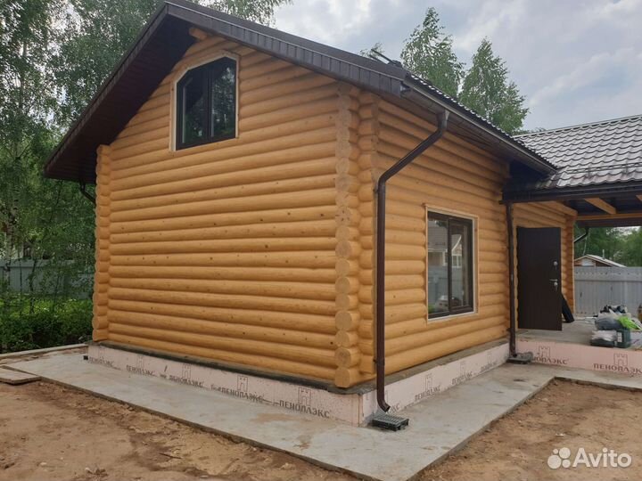 Покраска деревянных домов и фасадов