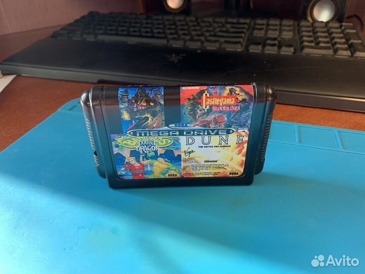 Картриджи Sega Mega Drive (Genesis) 2-4 игры