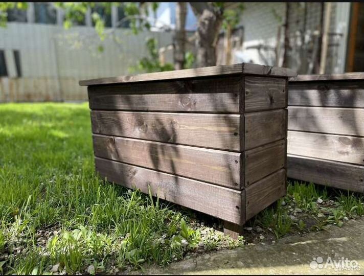 Декоративные ящики для уличных цветов, кашпо