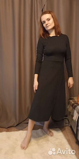 Платье лапша миди