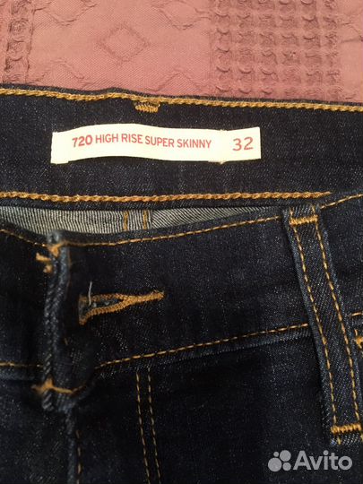 Джинсы Levis 721 w32 l30 super skinny