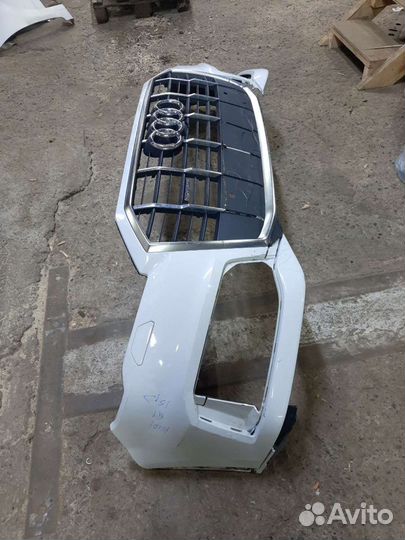Audi q7 бампер передний