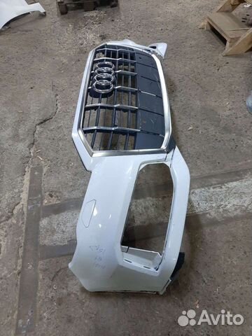 Audi q7 бампер передний