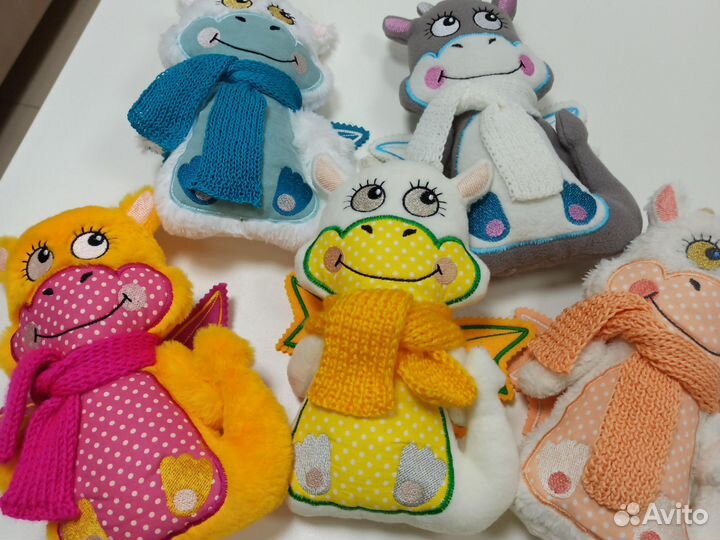 Игрушки вышитые