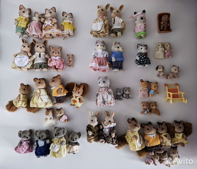 Sylvanian families коалы, поросята, хаски, олени
