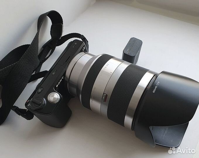 Цифровой фотоаппарат sony nex 5 + sel 18-200 / 3,5