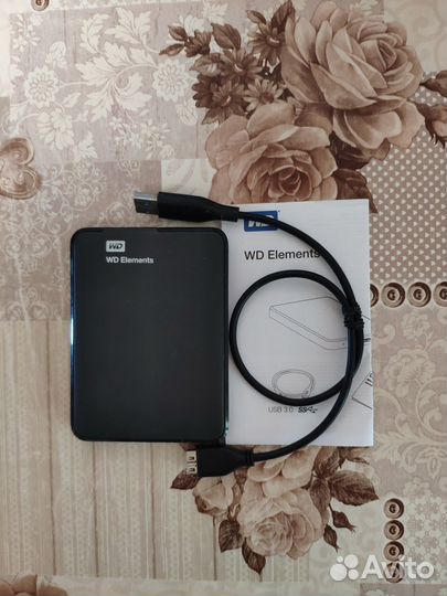 Внешний HDD WD 500GB Elements Portable
