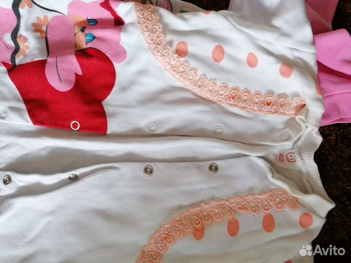 Детские вещи пакетом для девочки 62-68