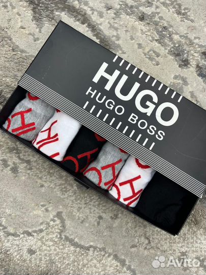 Носки мужские короткие hugo boss