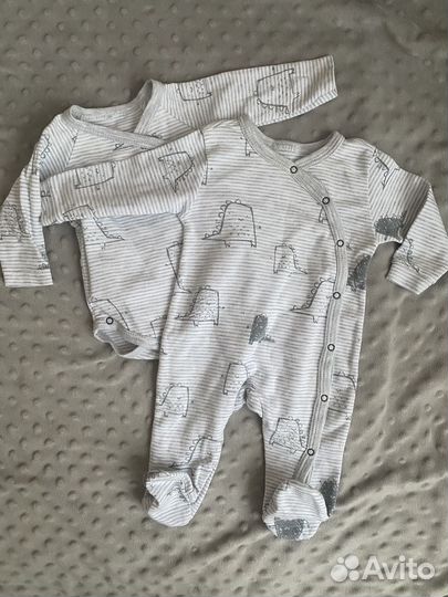 Слип и боди для новорожденного 56