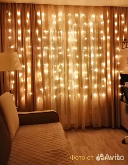 Гирлянда штора