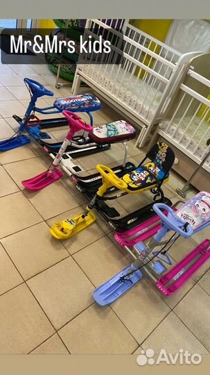 Детский снегокат новый